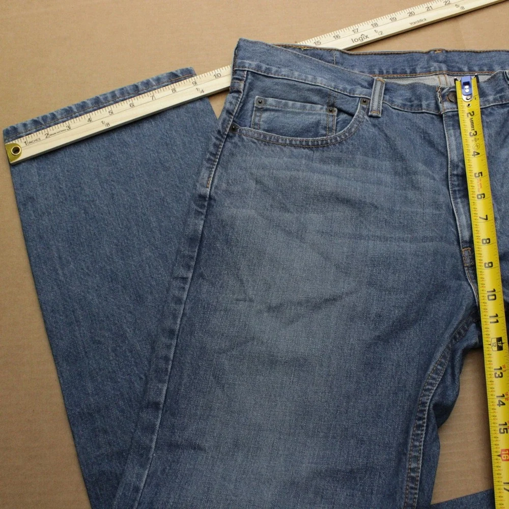 Levis 559 NEW Relaxed Straight Fit Jeans Mens 36x30 Medium Wash Denim Stretch